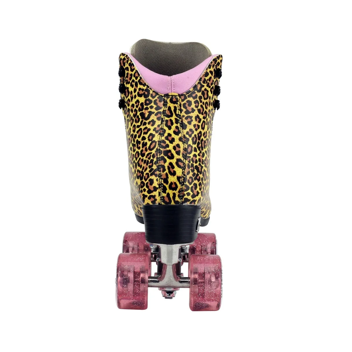 Moxi Jungle Quad Roller Skate Medium - Leopard/Pink