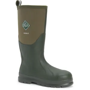 Muck Boots Unisex's Chore Classic Steel Toe Industrial Boot in Moss 2 to 11