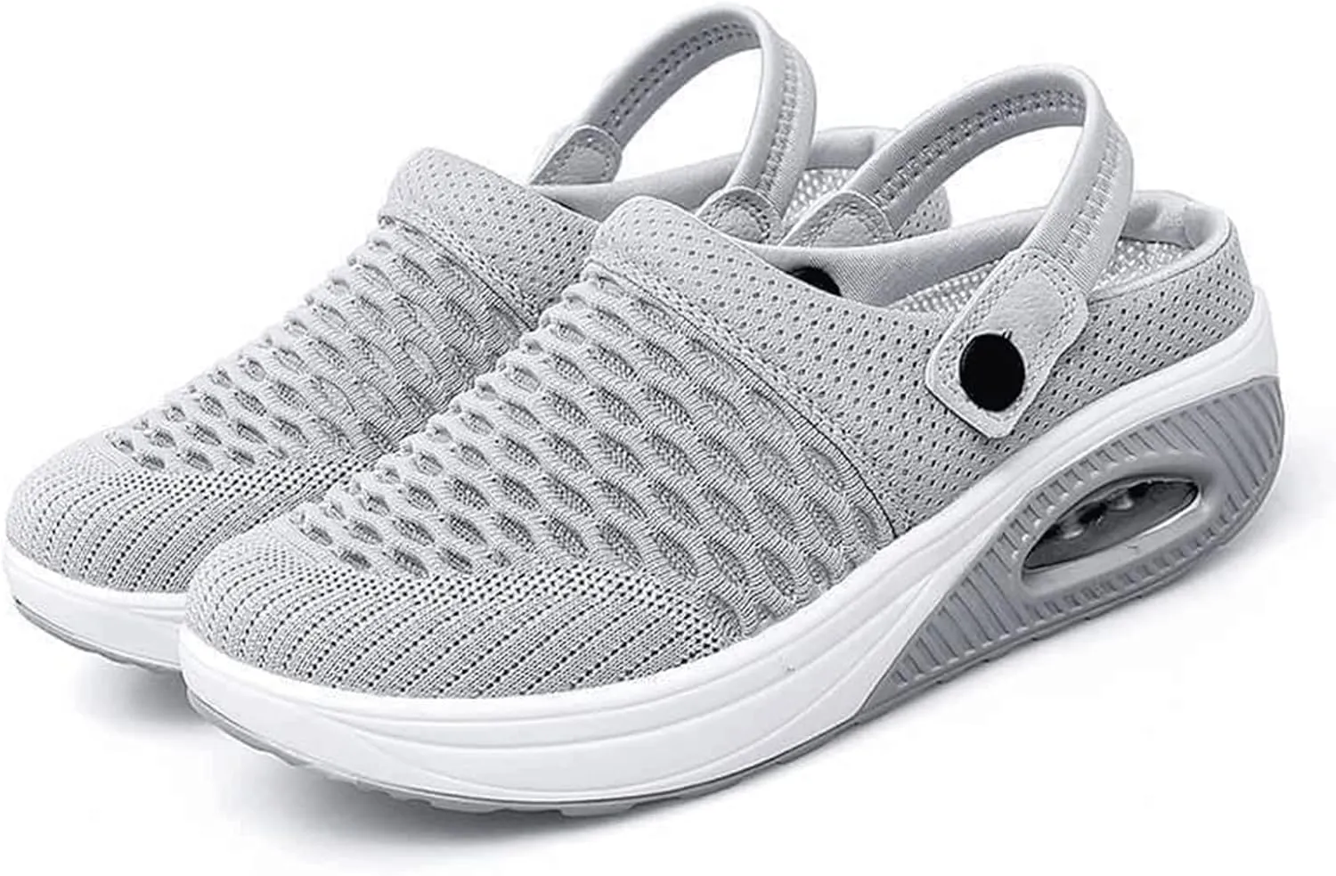 Mules for Women Breathable Mesh Walking Mules Outdoor Hiking Slip On Sandals Sports Water Shoes Fashion Sneakers Slippers Classic Clogs for Women Men Open Back Slip On Shoes Closed Toe Slides