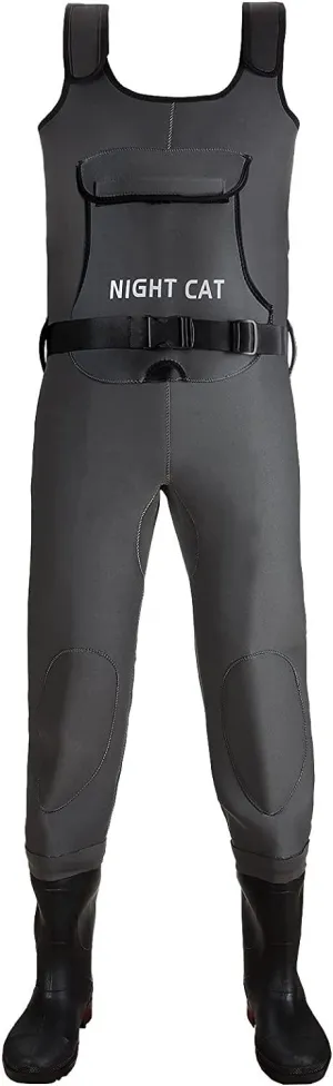 Night Cat Fishing Waders for Men Women Hunting Chest Waders with Boots Waterproof Breathable Crosswater Waders