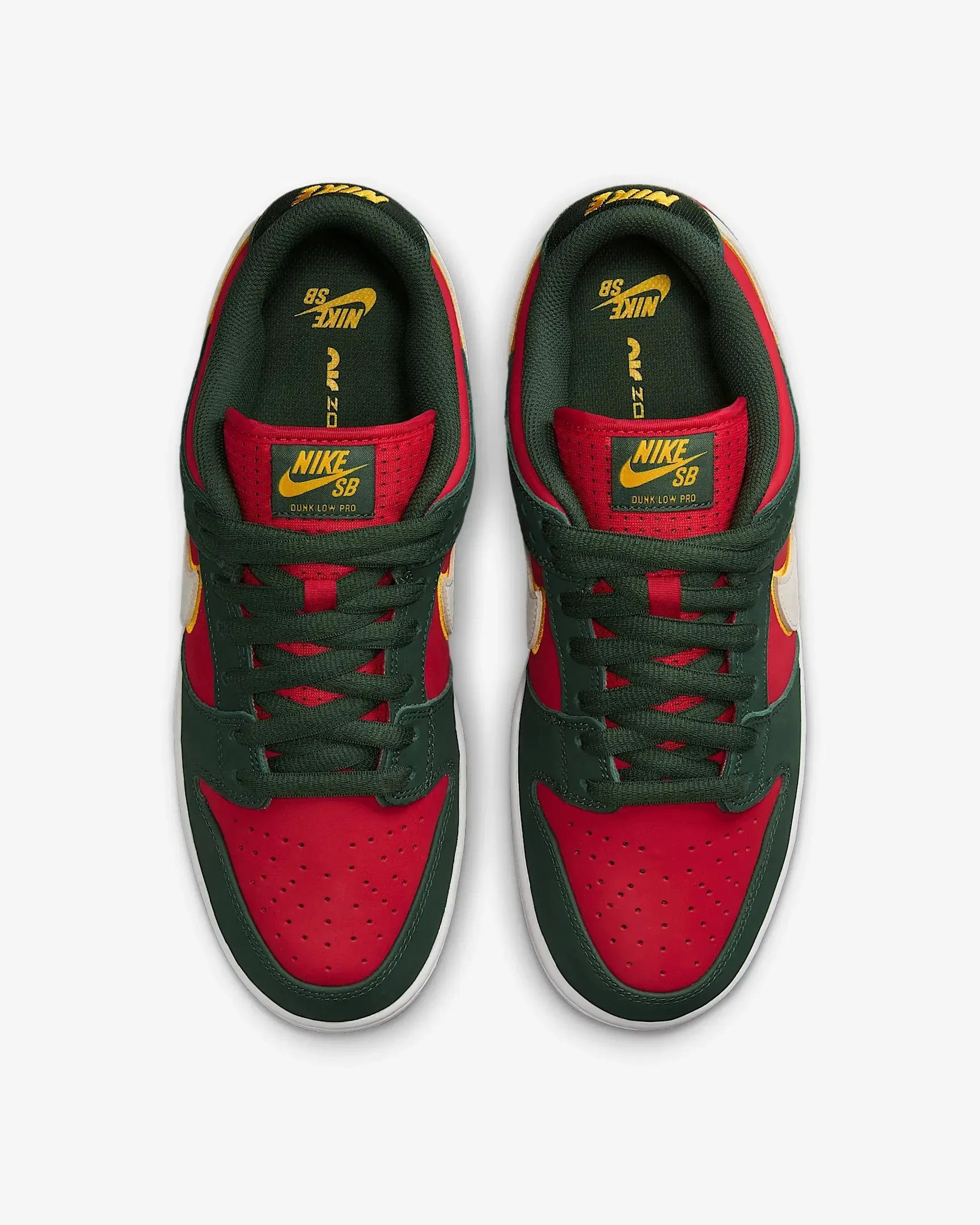 Nike Dunk Low Pro Premium Shoe - FIR AND FIRE RED