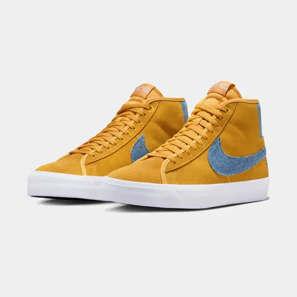 NIKE ZOOM BLAZER MID PRO GT - UNIVERSITY GOLD/GAME ROYAL