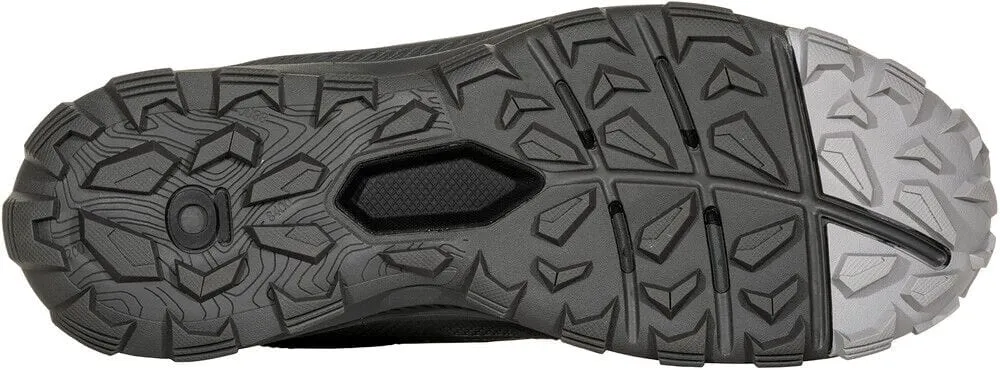 Oboz Men's Katabatic Low Waterproof Hiking Shoes- Black Sea