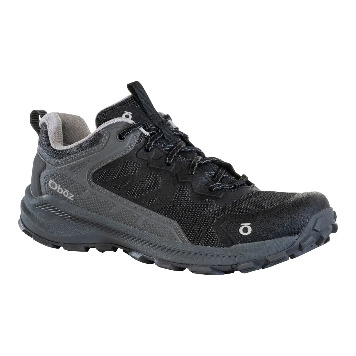 Oboz Men's Katabatic Low Waterproof Hiking Shoes- Black Sea