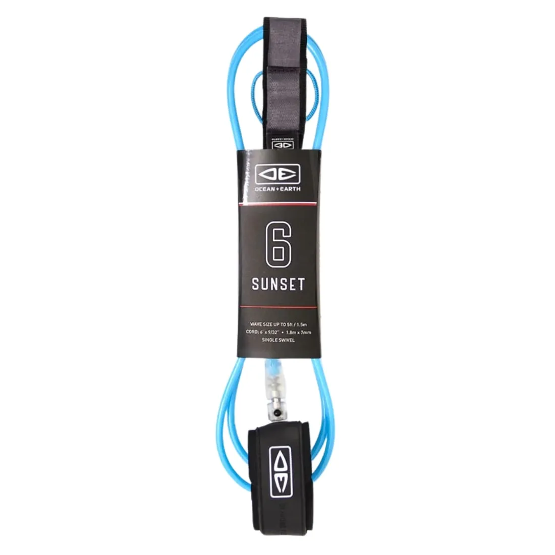 Ocean And Earth 6Ft Sunset Surfboard Leash - Blue