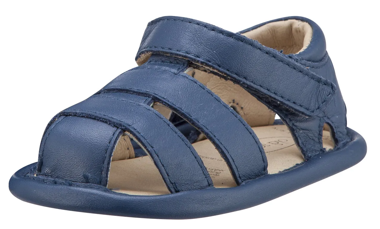 Old Soles Girl's and Boy's Jeans Blue Leather Sandy Sandals