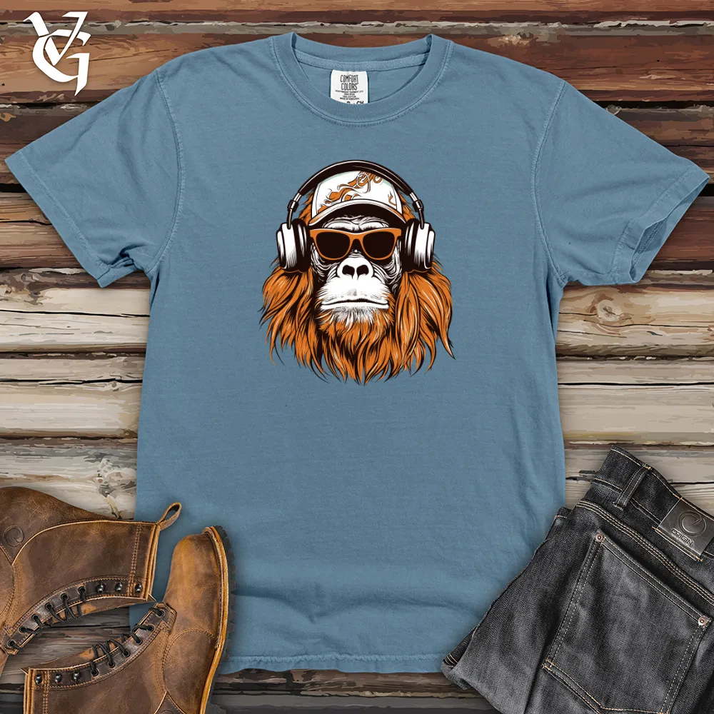 Orangutan Jungle Jam Headphone Vibes Heavy Cotton Comfort Colors Tee
