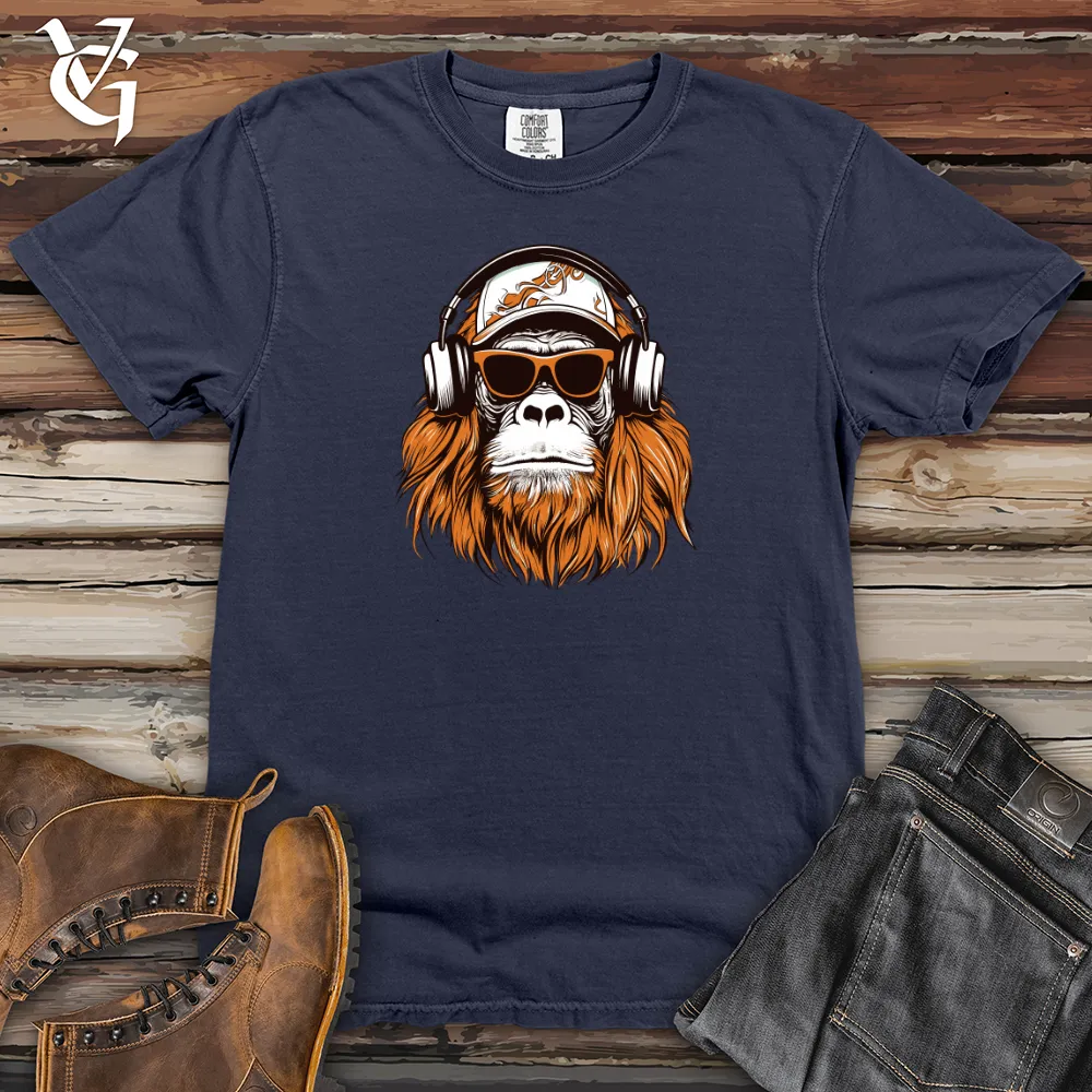 Orangutan Jungle Jam Headphone Vibes Heavy Cotton Comfort Colors Tee