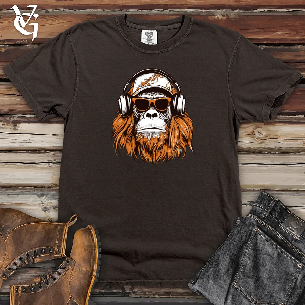 Orangutan Jungle Jam Headphone Vibes Heavy Cotton Comfort Colors Tee