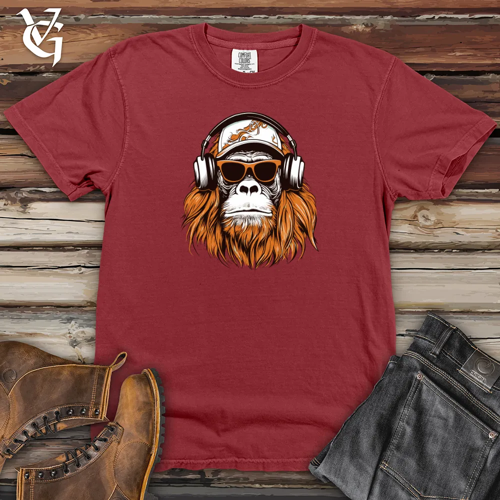 Orangutan Jungle Jam Headphone Vibes Heavy Cotton Comfort Colors Tee