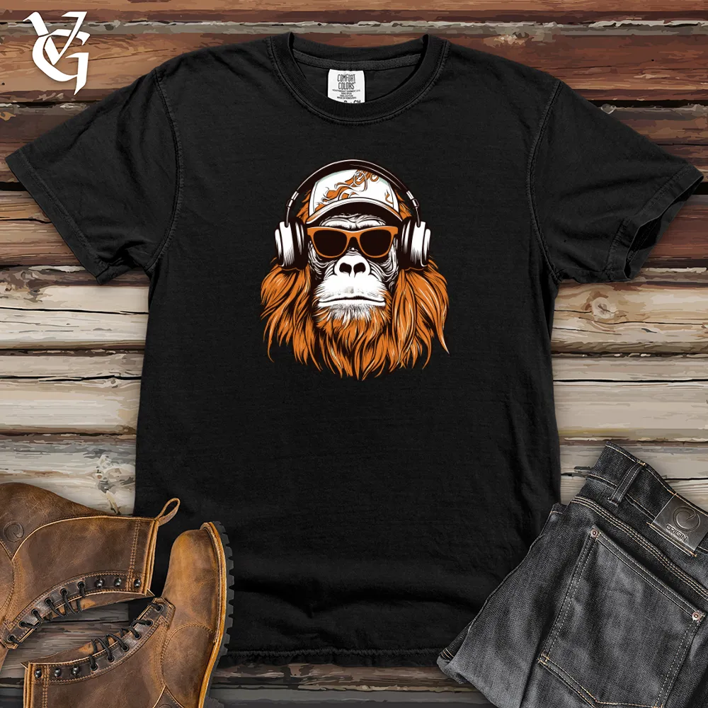 Orangutan Jungle Jam Headphone Vibes Heavy Cotton Comfort Colors Tee