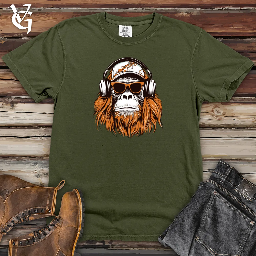 Orangutan Jungle Jam Headphone Vibes Heavy Cotton Comfort Colors Tee