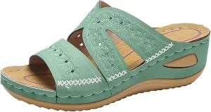 Orthopedic Sandals for Women Dressy Summer Comfortable Walking Sandals with Arch Support Platform Sandals Wedge Slides Shoes