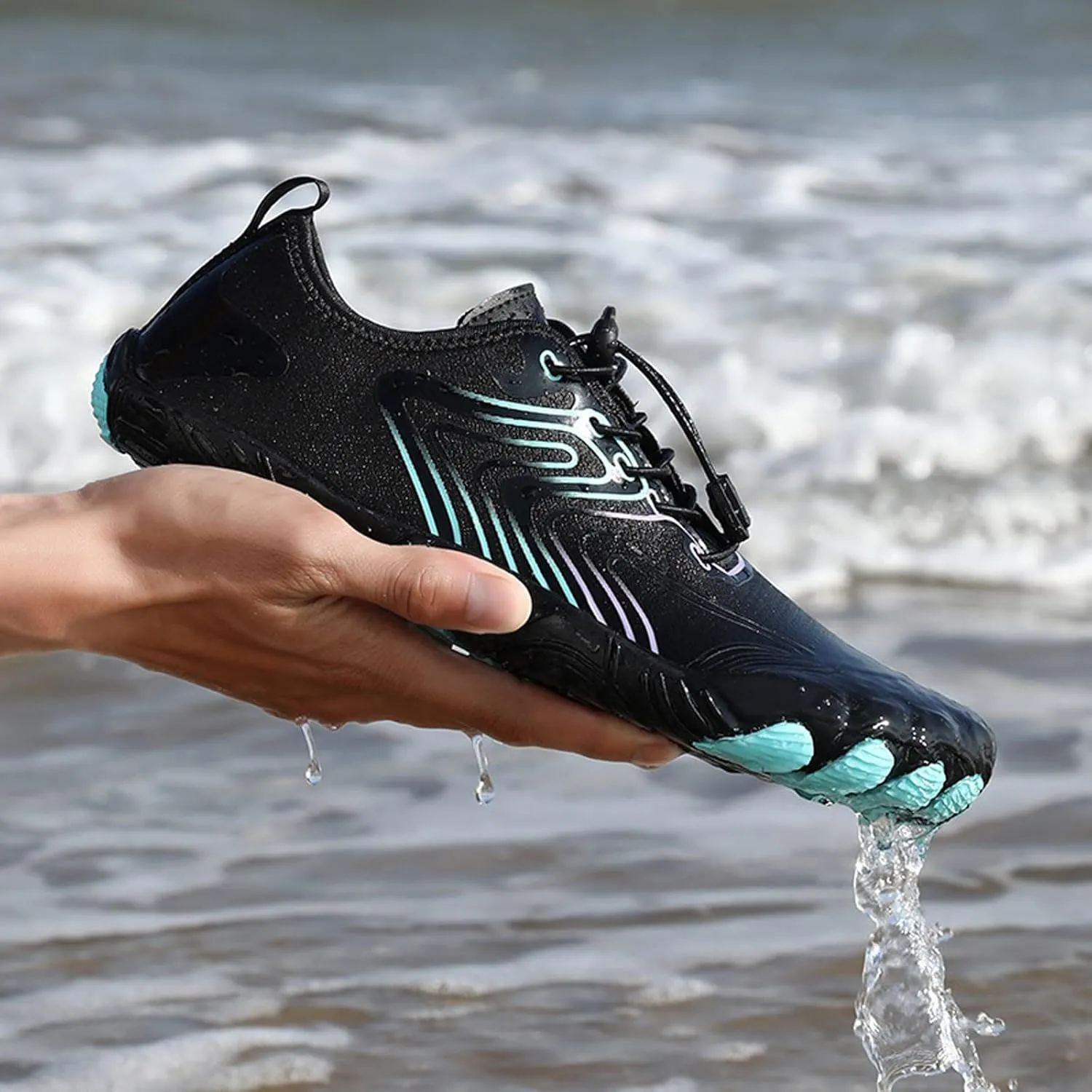 Outdoor Beach Wading Shoes for Women Men Quick Drying Swim Barefoot Shoes Swimming Sports Shoe for Surfing