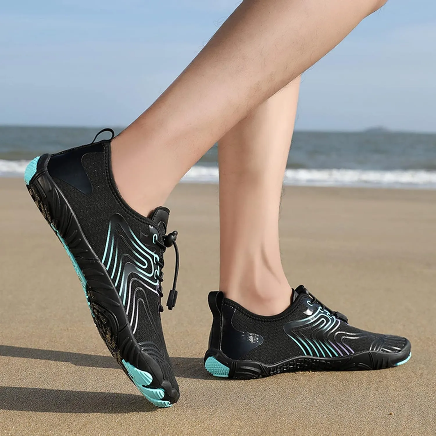 Outdoor Beach Wading Shoes for Women Men Quick Drying Swim Barefoot Shoes Swimming Sports Shoe for Surfing