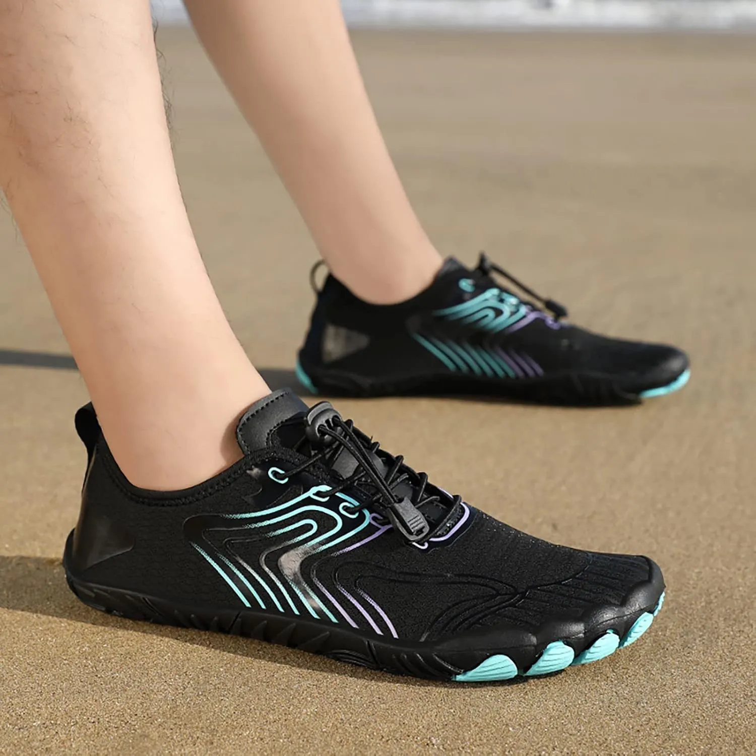 Outdoor Beach Wading Shoes for Women Men Quick Drying Swim Barefoot Shoes Swimming Sports Shoe for Surfing