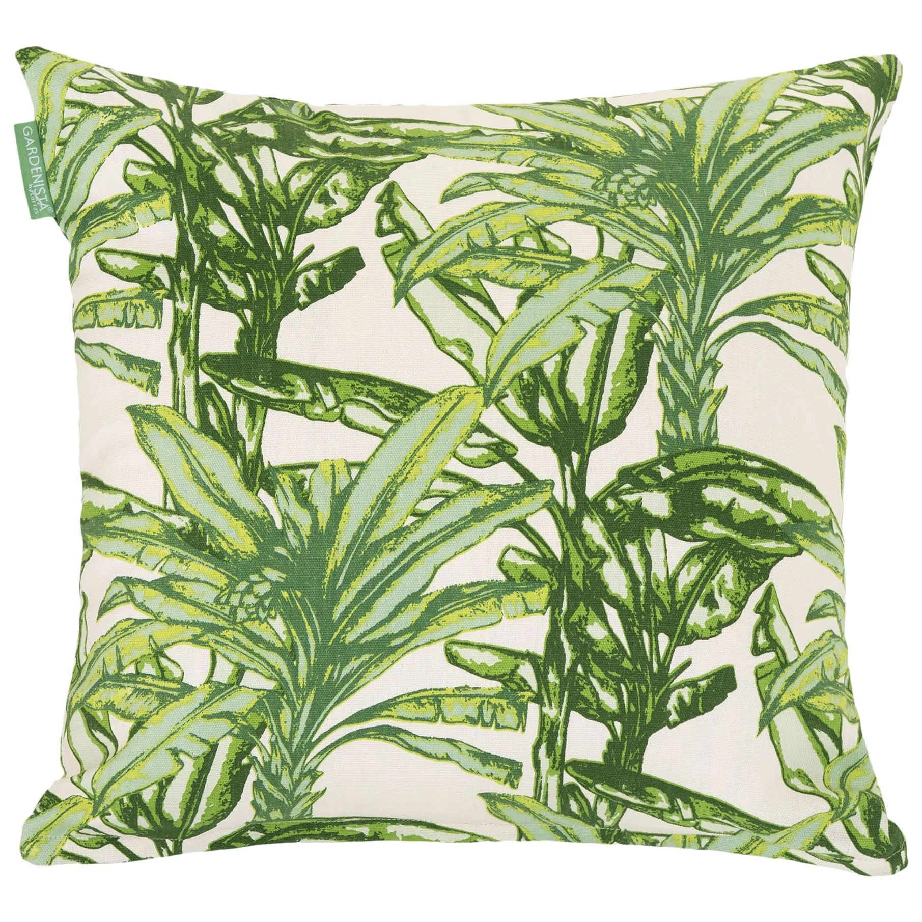 Outdoor Water Resistant Cotton Canvas Printed Scatter Cushions - Fern