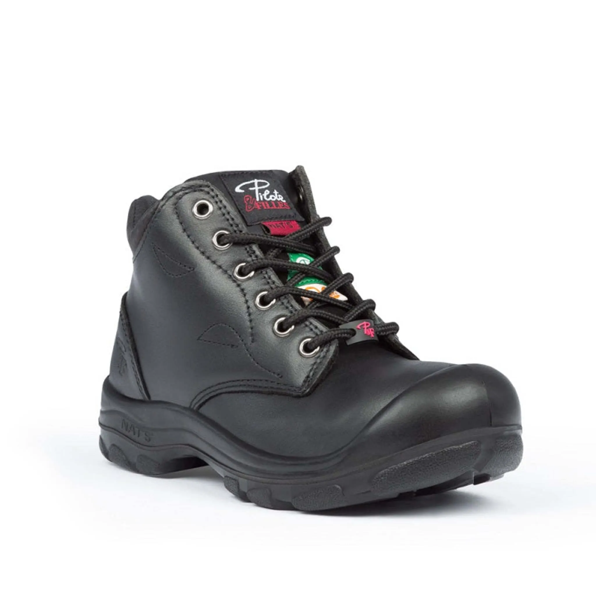 P&F Women's 6" Safety Work Boots S559 CSA Certified, Full Grain Leather, Lightweight with Steel Toe and Plate, Anti-Bacterial Insoles | Sizes 5-11
