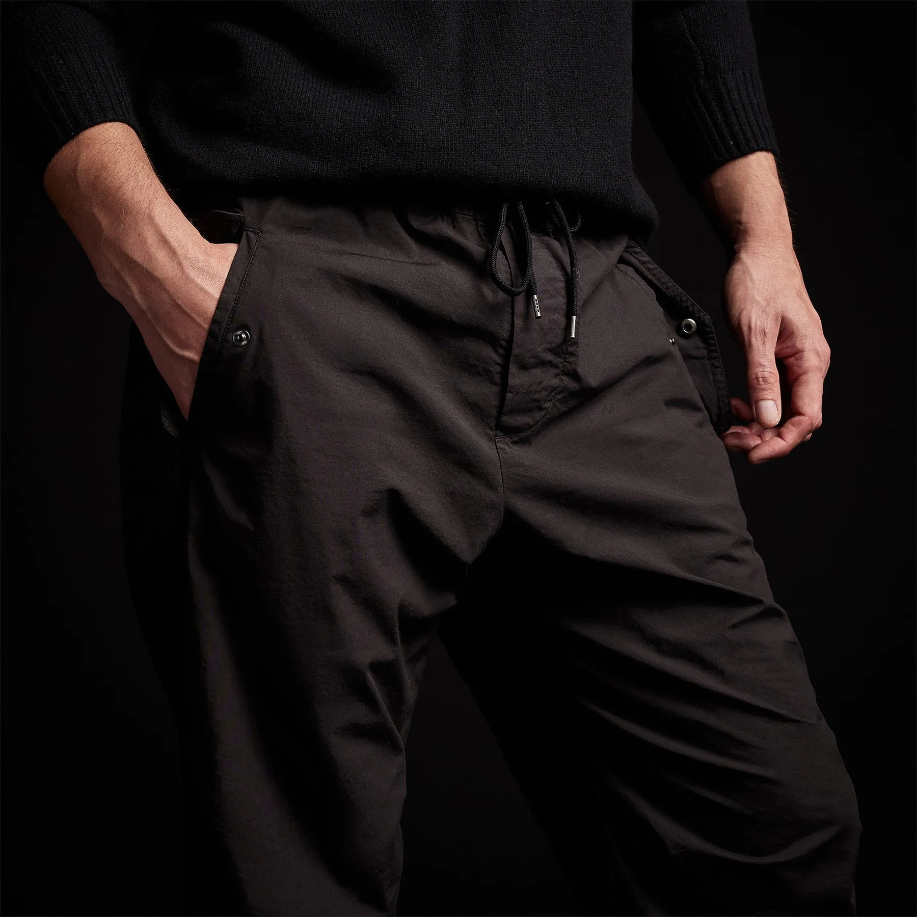 Parachute Flight Pant - Black