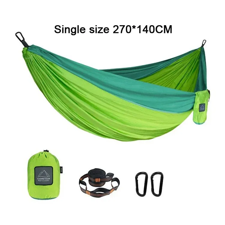 Portable Nylon  Outdoor Camping Hammock - Single/Double Size