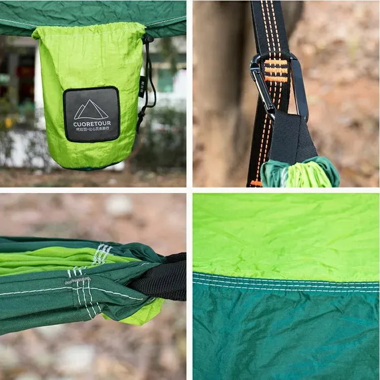 Portable Nylon  Outdoor Camping Hammock - Single/Double Size