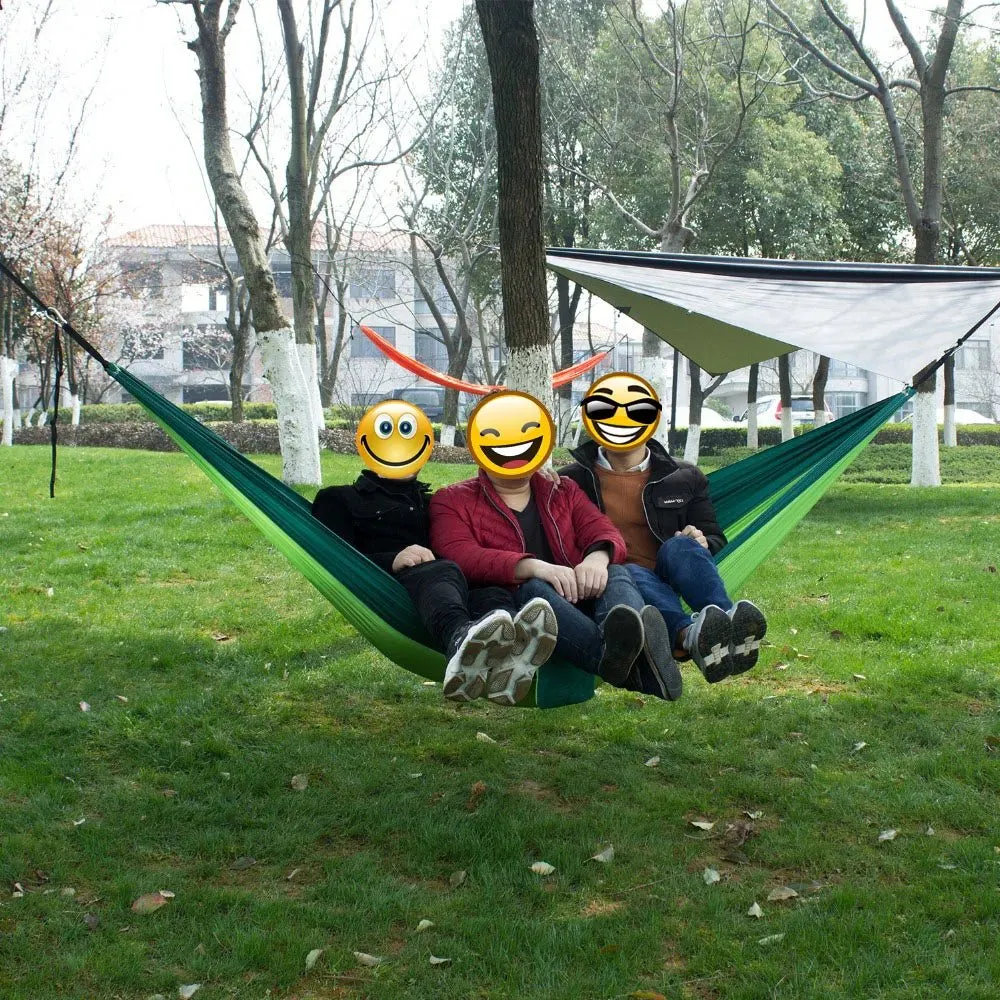 Portable Nylon  Outdoor Camping Hammock - Single/Double Size