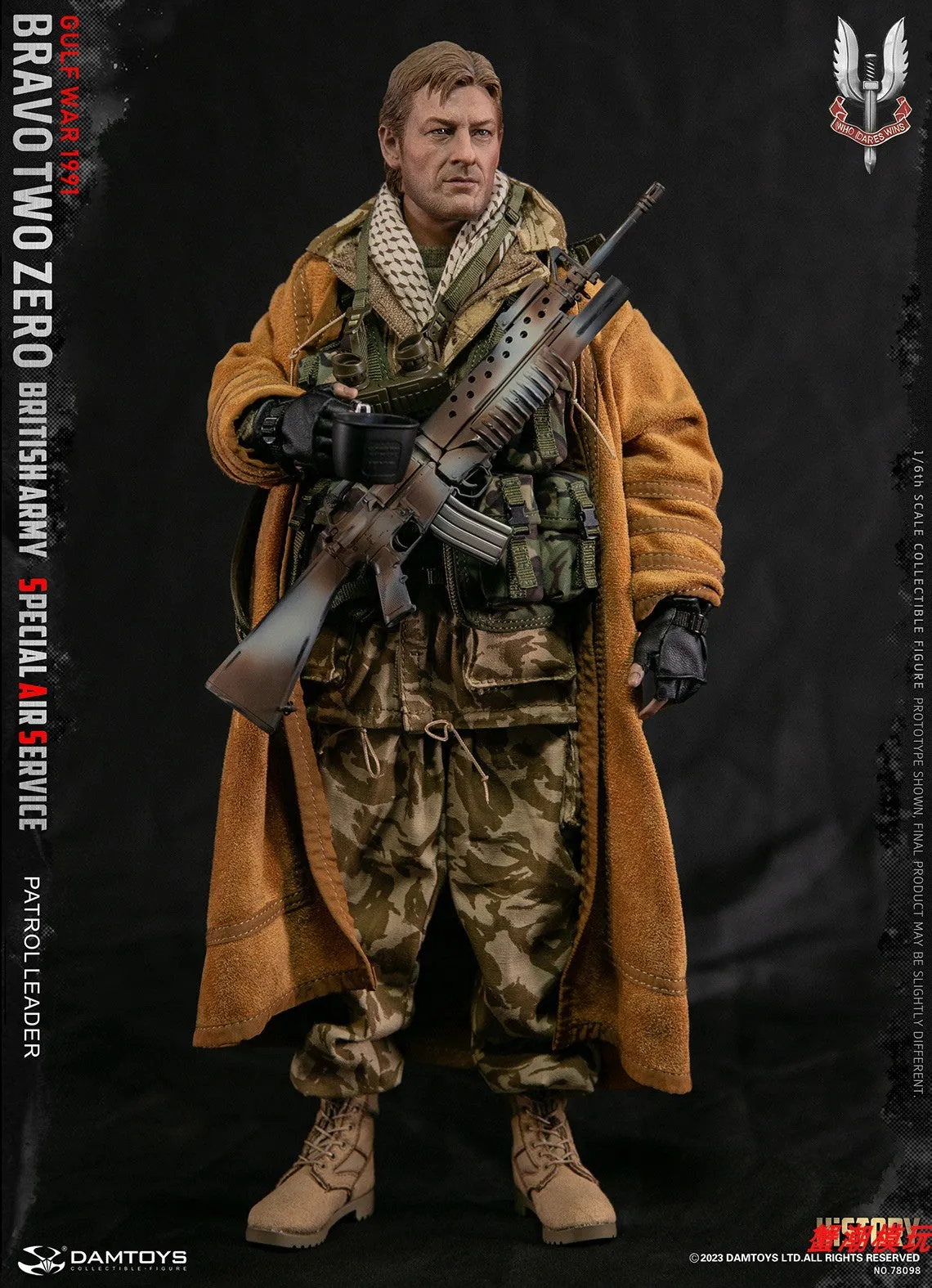 Pre-order 1/6 DAMTOYS 78098 Bravo Two Zero British SAS Patrol leader