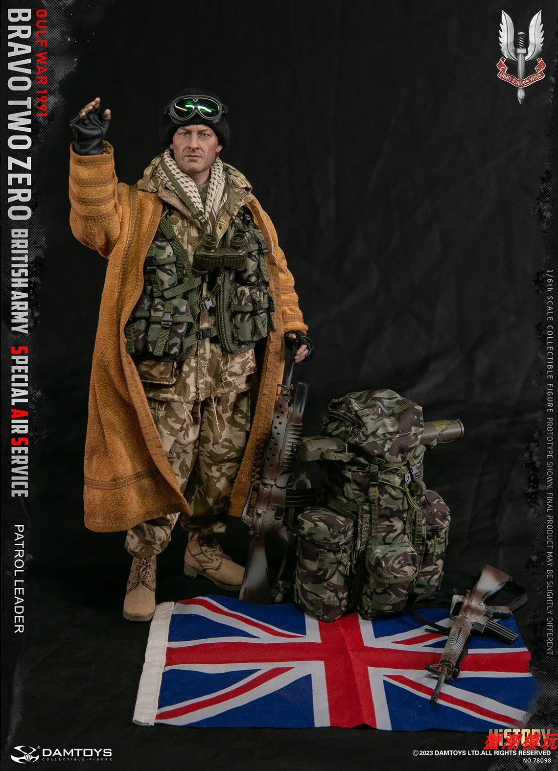 Pre-order 1/6 DAMTOYS 78098 Bravo Two Zero British SAS Patrol leader