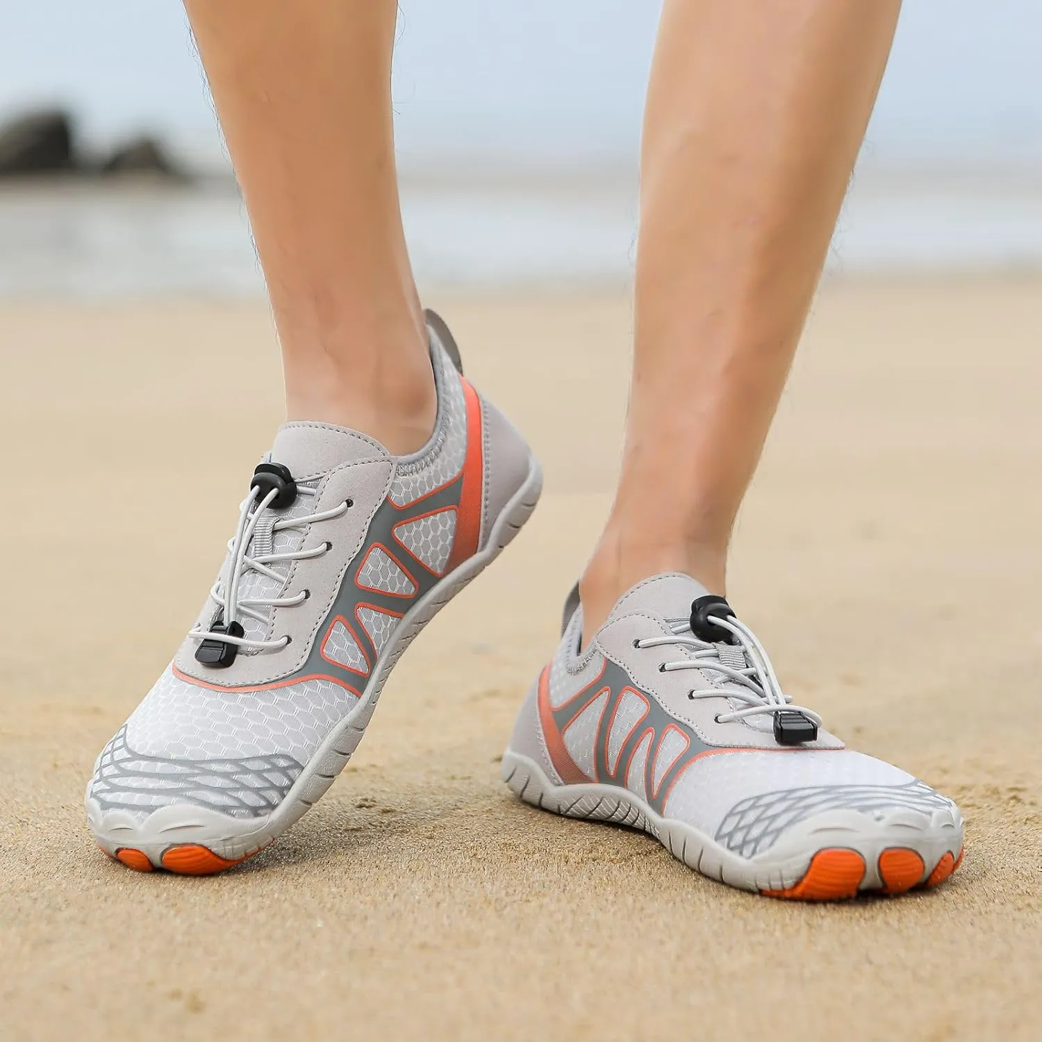 Pro Barefoot Shoes for Women Men Hike Wide Toe Box Footwear Sneakers Walking Athletic Sport Riding Gym Workout Shoe Outdoor Non-Slip Lightweight Qick Dry Breathable Unisex Healthy Trail Water