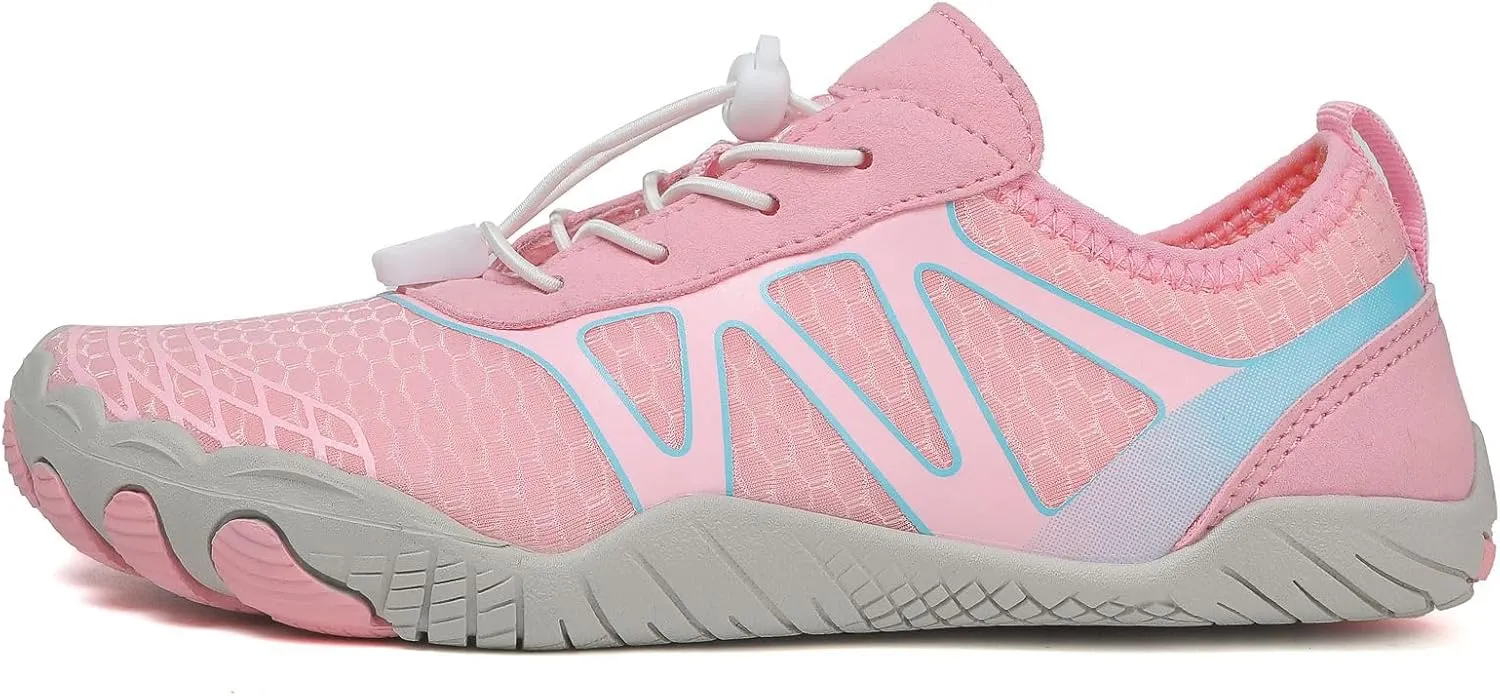 Pro Barefoot Shoes for Women Men Hike Wide Toe Box Footwear Sneakers Walking Athletic Sport Riding Gym Workout Shoe Outdoor Non-Slip Lightweight Qick Dry Breathable Unisex Healthy Trail Water