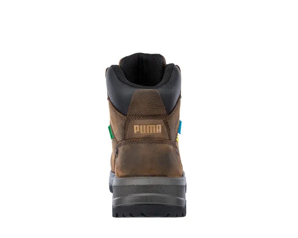 Puma Men's 632735 GRANITE HD 6" Waterproof Composite Safety Toe Metal Free Work Boots