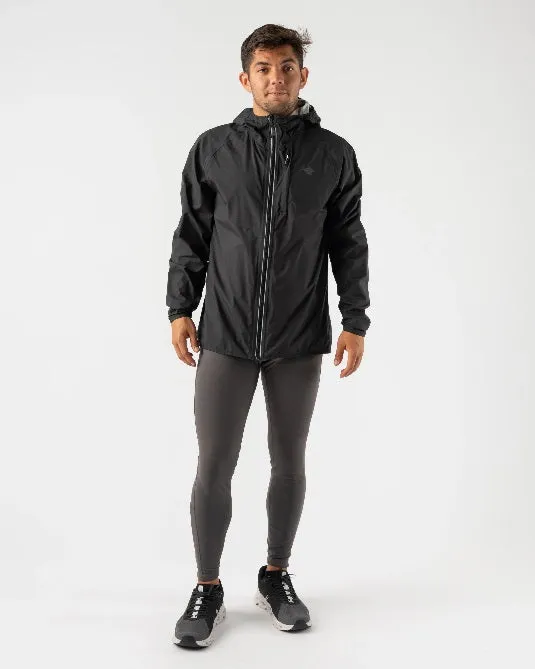 rabbit - Treeline Running Jacket - Black  - Men's