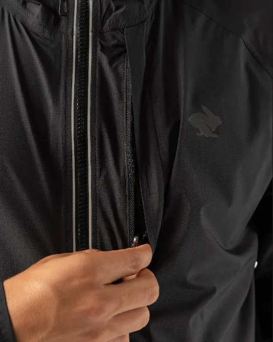 rabbit - Treeline Running Jacket - Black  - Men's