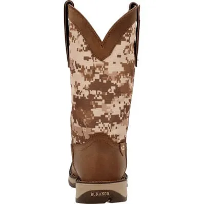 Rebel by Durango Desert Camo Pull-on Western Boot