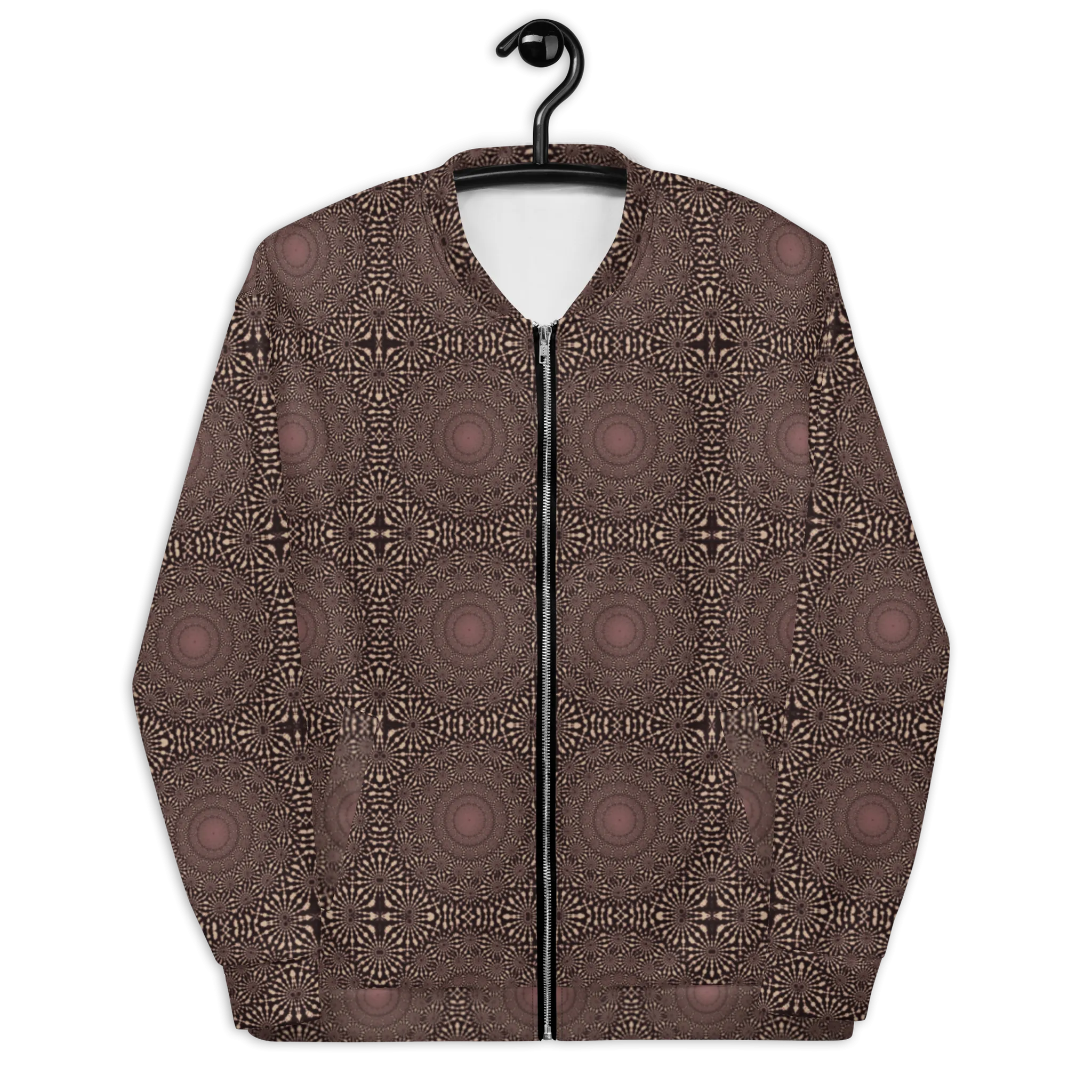 Recursia Desert Dream Men's Bomber Jacket In Pink