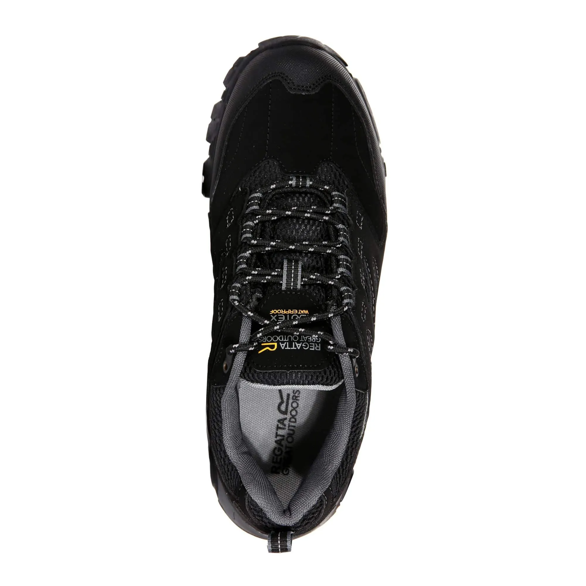 Regatta Mens Holcombe Shoe -BLACK/GRANITE