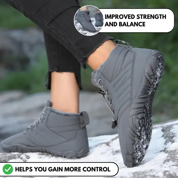Retails $158  NEW Orthohikes® Outdoor Pro - Slip Resistant Waterproof Fur Lined Boot Men's Sz 12 BLACK