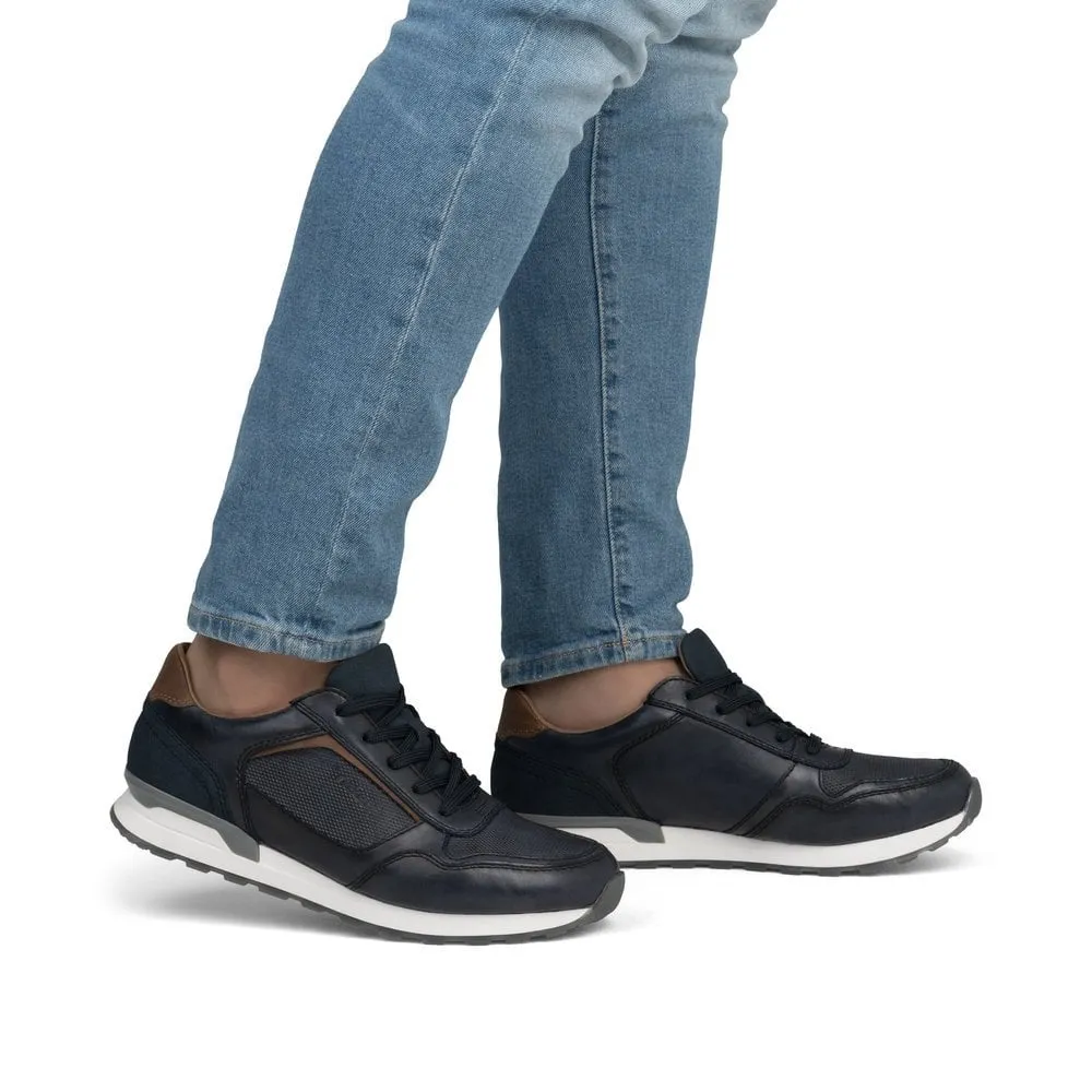 Rieker Owen 11 Navy Leather Shoe (Men's)