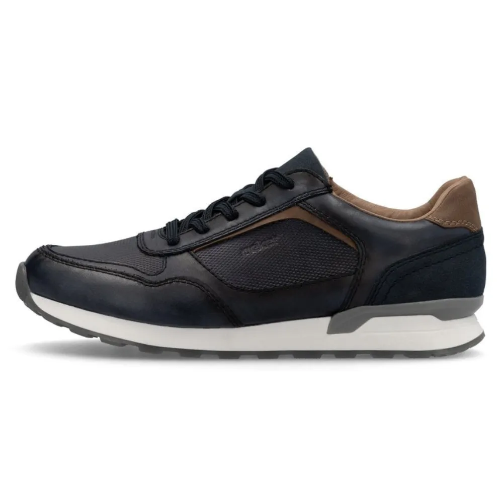 Rieker Owen 11 Navy Leather Shoe (Men's)