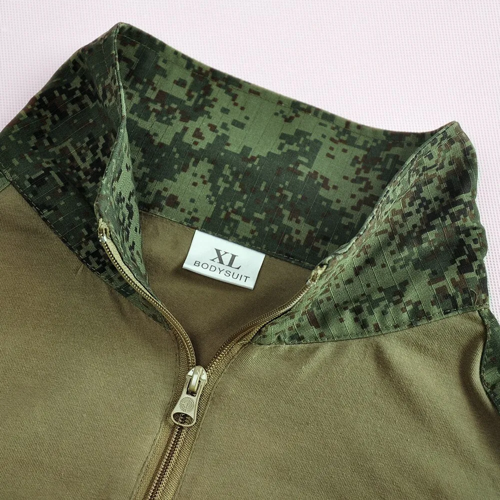 Russian Tactical Camouflage Uniform  pads Military Combat Suits Working Hunting Clothes