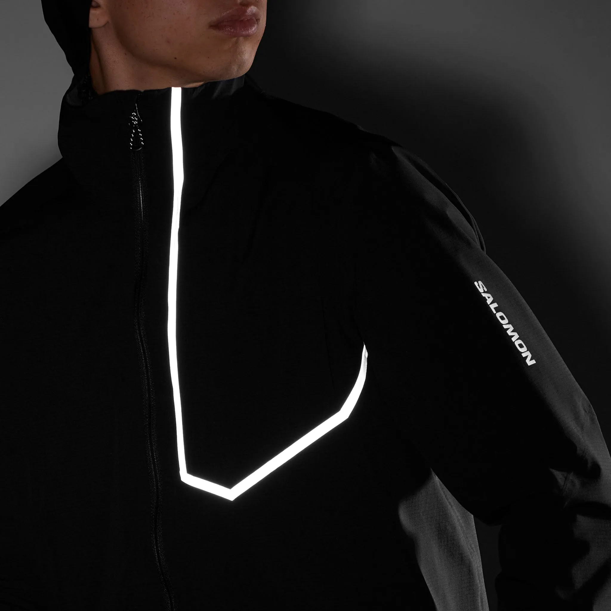 Salomon | Men's Bonatti Trail Shell Jacket - Deep Black