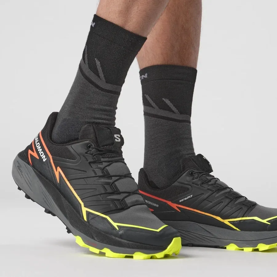 Salomon Thundercross | Black / Quiet Shade / Fiery Coral | Mens