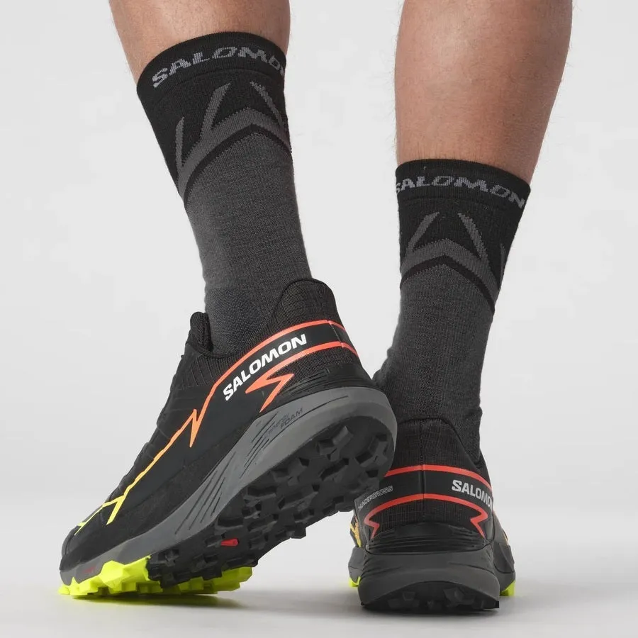 Salomon Thundercross | Black / Quiet Shade / Fiery Coral | Mens