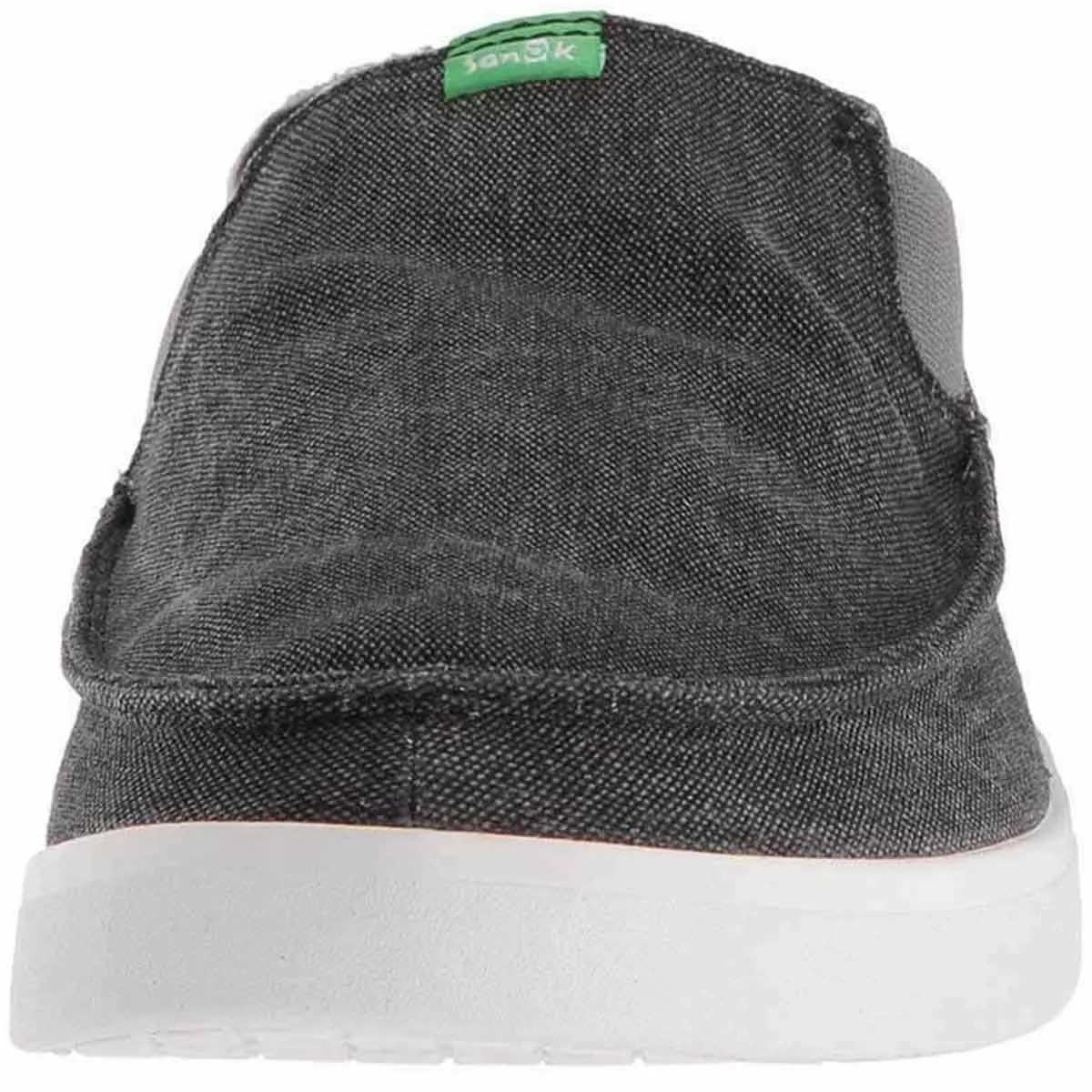 Sanuk Men's Sneaker - Pick Pocket Canvas Slip On Black Size 13 | 1094612-BLK-130