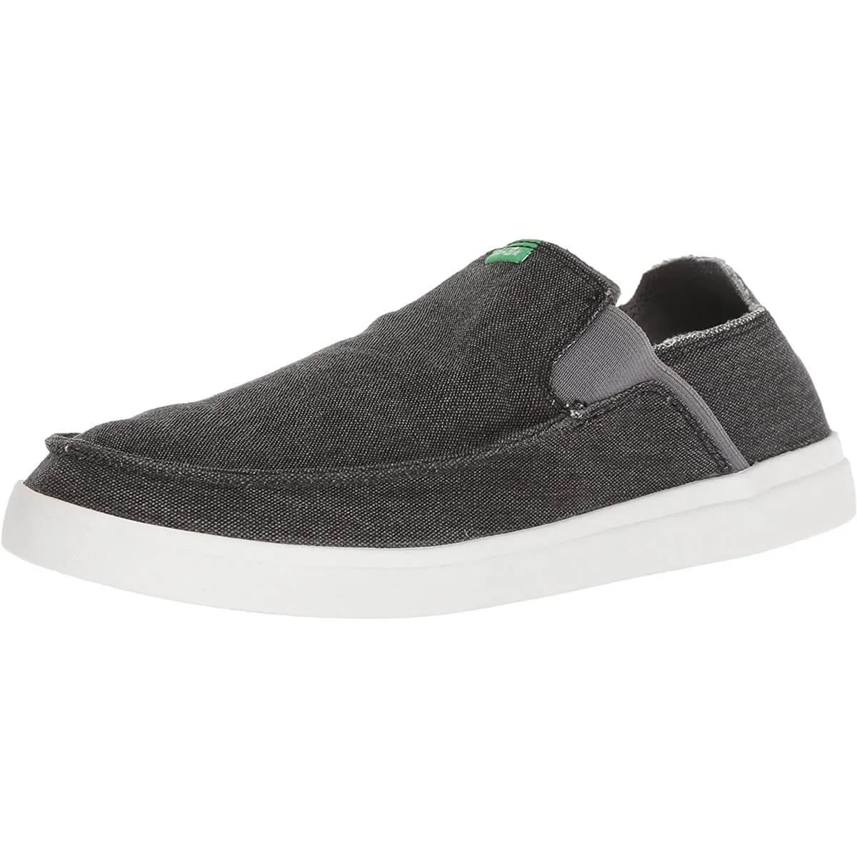 Sanuk Men's Sneaker - Pick Pocket Canvas Slip On Black Size 13 | 1094612-BLK-130