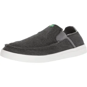 Sanuk Men's Sneaker - Pick Pocket Canvas Slip On Black Size 13 | 1094612-BLK-130