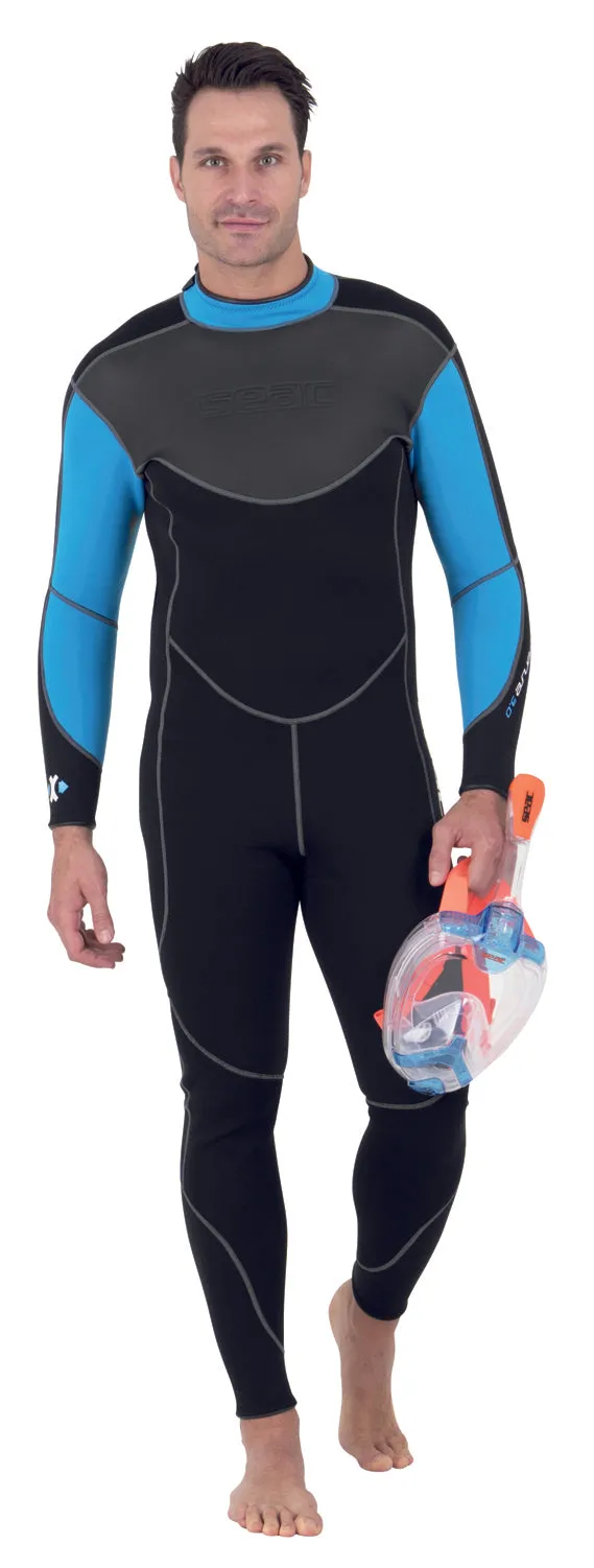 SEAC Sense 3mm High Stretch Neoprene Full Wetsuit Men