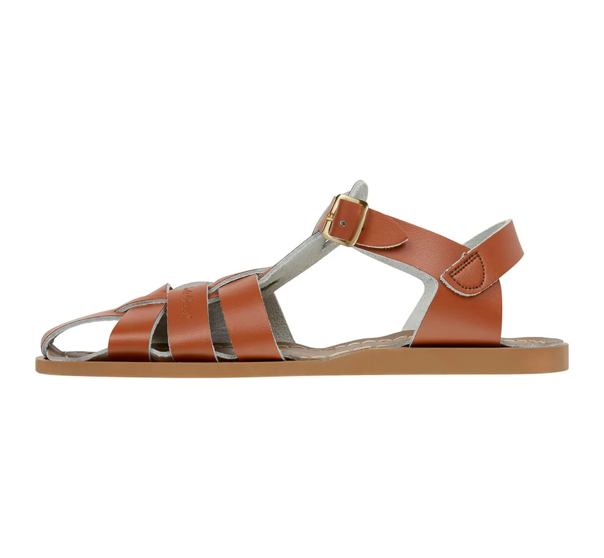 Shark Adult Sandals in Tan by Salt-Water - Last One In Stock - SW 4 / EUR 36