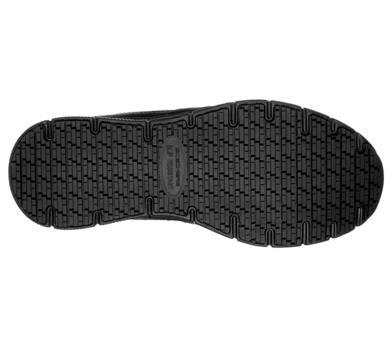 SKECHERS WOMEN'S Work Relaxed Fit: Nampa - Annod SR #77235 Wide BLK