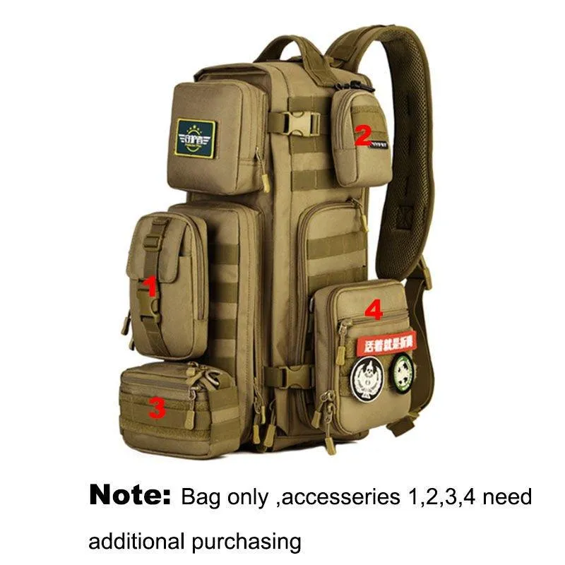 Sling Bag Pack Molle Shoulder Backpack